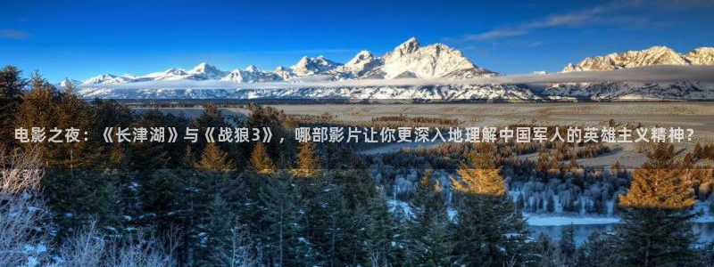 银河官网证券下载手机版：电影之夜：《长津湖》与《战狼3》，哪部影片让你更深入地理解中国军人的英雄主义精神？