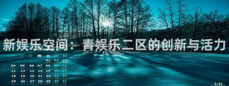 银河官网平台：新娱乐空间：青娱乐二区的创新与活力